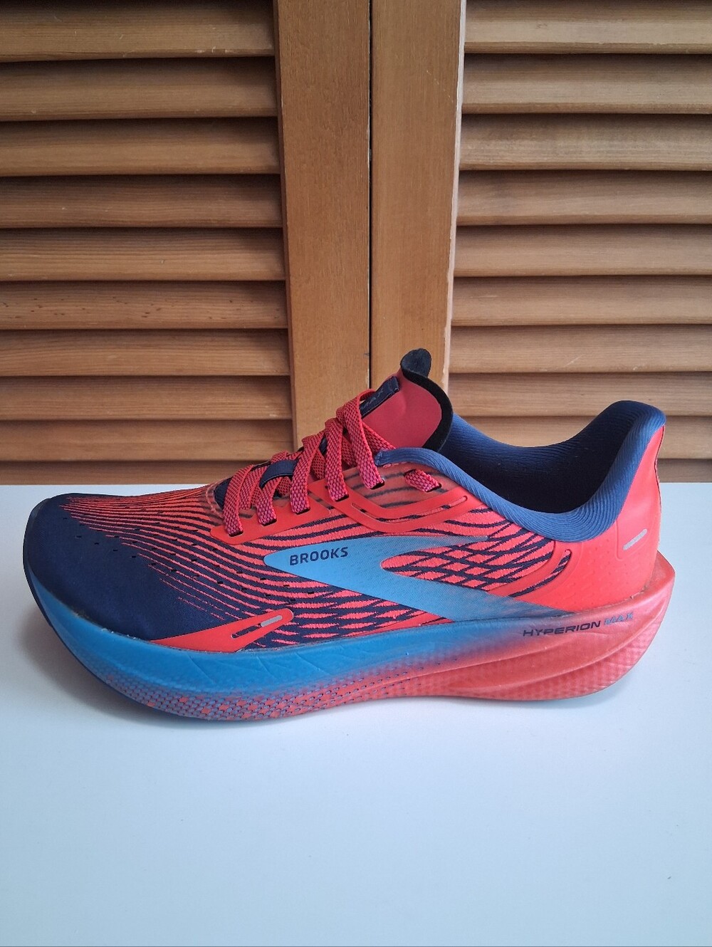 Brooks Hyperion Max Pink Cobalt Blissful Blue Road-Running Sneakers Women’s 7 - Picture 2 of 8